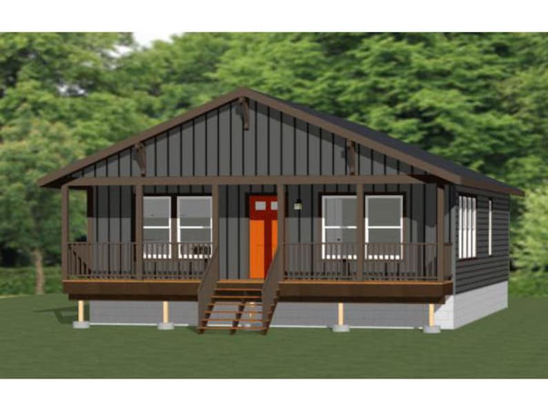 30x40 House 3bedroom 2bath 1200 Sq Ft PDF Floor Etsy