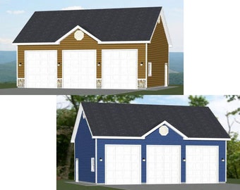 PDF Floor Plan Model 11C 36x28 3-Car Garage 1,008 sq ft 