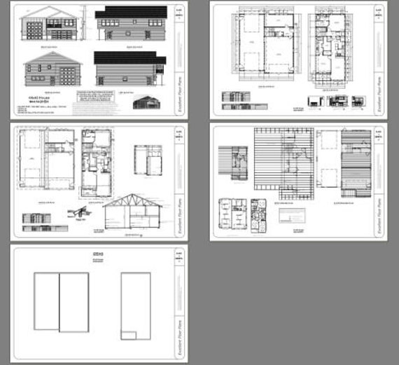 44x48 House 2 Bedroom 1 5 Bath 1 528 Sq Ft Pdf Floor Plan Instant Download Model 5h