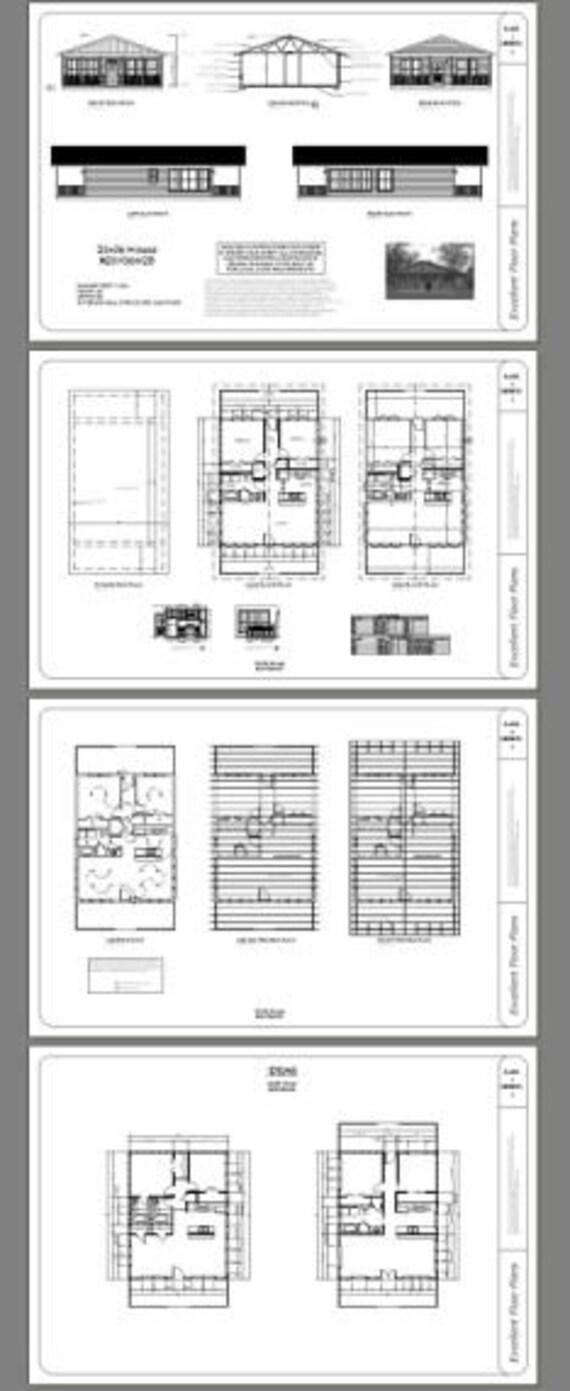 Model 2B PDF Floor Plan 1,008 sq ft 2 Bedroom 1 Bath 28x36 House