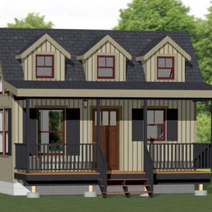 20x10 Tiny House -- 1-Bedroom 1-Bath -- 281 sq ft -- PDF Floor Plan -- Instant Download -- Model 2A