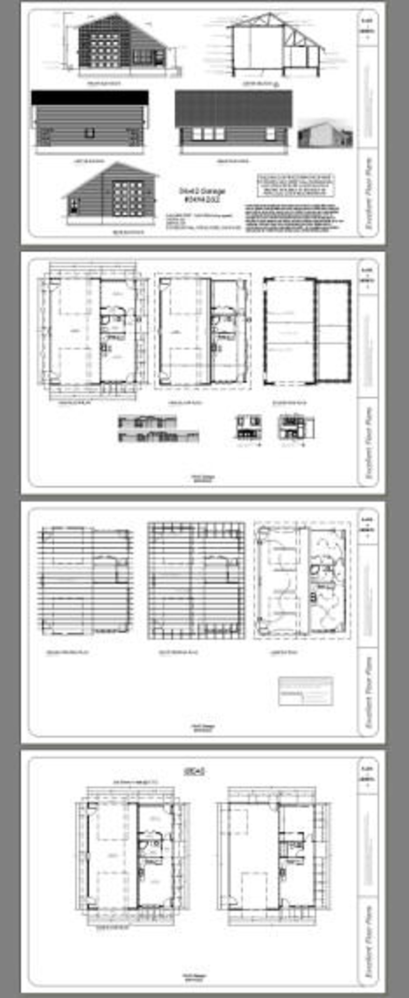 34x42 1-RV Garage 1 Bedroom 1 Bath 1400 Sq Ft PDF - Etsy