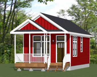 16x30 House -- 1-Bedroom 1-Bath -- 480 sq ft -- PDF Floor Plan -- Instant Download -- Model 1