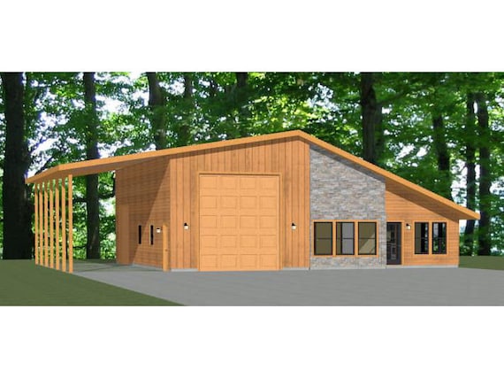 46x48 House 2 Bedroom 2 Bath 1157 Sq Ft Pdf Floor Etsy