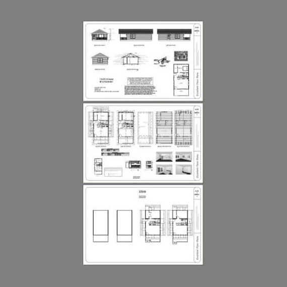 Model 5 540 sq ft 18x30 Tiny House PDF Floor Plan 