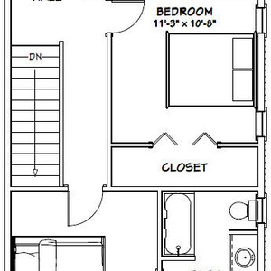 40x42 House 3-bedroom 2-bath 1,619 Sq Ft PDF Floor Plan Instant ...