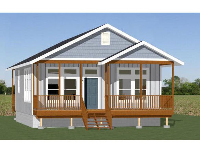 28x30 House 1 bedroom 1 bath 840 Sq Ft PDF Floor Plan Instant Download 
