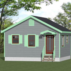 Full One Bedroom Tiny House Layout 400 Square Feet