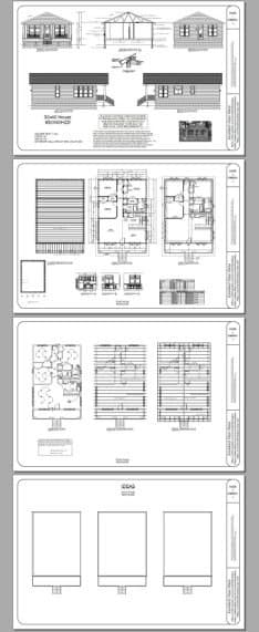 30x40 House 3-bedroom 2-bath 1200 Sq Ft PDF Floor | Etsy Canada