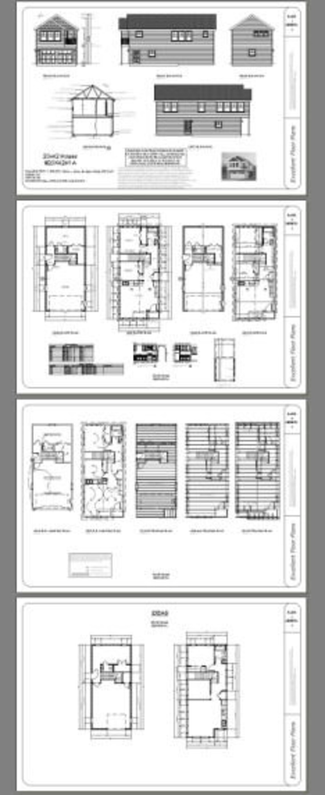 20x42 House 2 Bedroom 1.5 Bath 1153 Sq Ft PDF Floor | Etsy