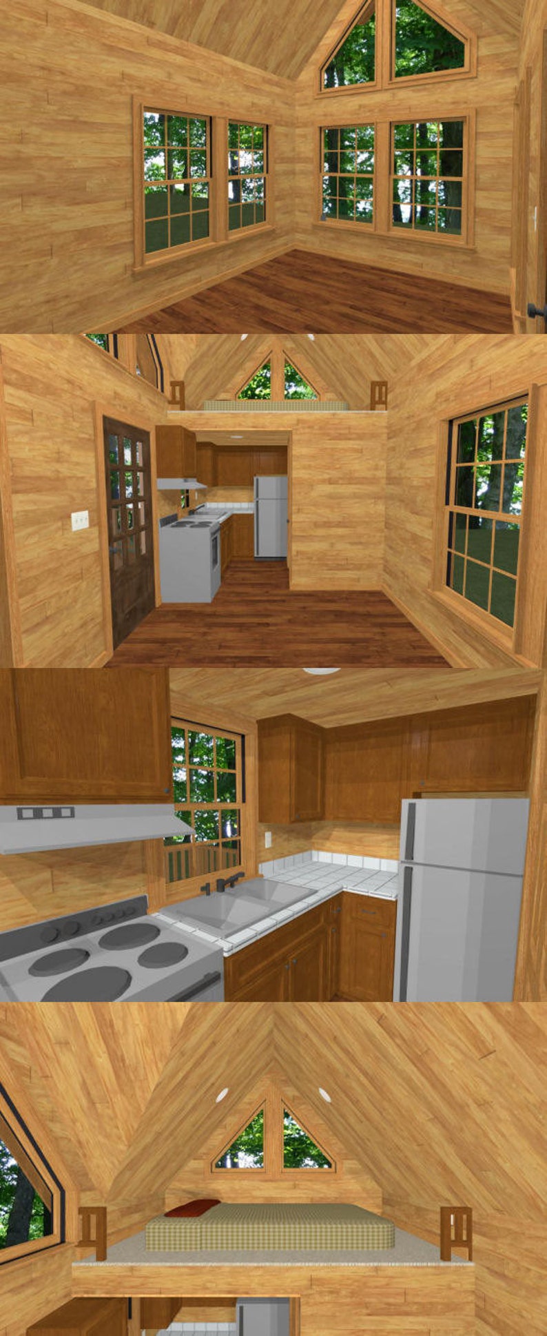 20x10 Tiny House 1 Bedroom 1 Bath 266 sq ft PDF Floor Etsy