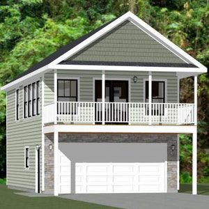 20x32 House -- 1 Bedroom 1 Bath -- 785 sq ft -- PDF Floor Plan -- Instant Download -- Model 6N