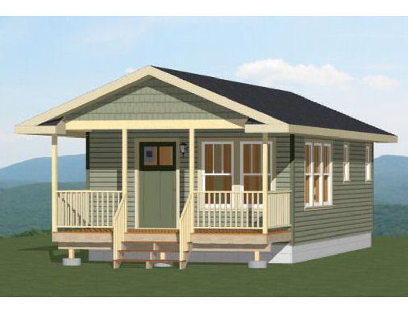 16x32 House 1Bedroom 1Bath 511 sq ft PDF Floor Plan Etsy