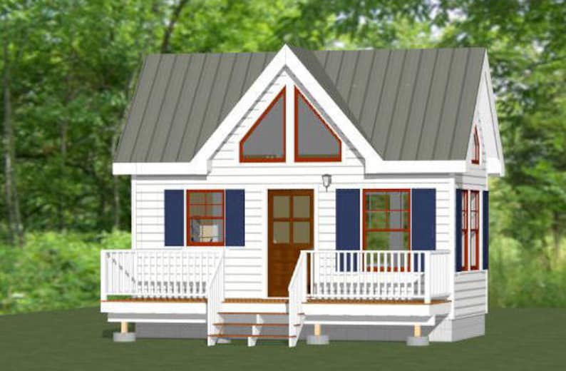 20x10 Tiny House 1 Bedroom 1 Bath 266 sq ft PDF Floor Etsy