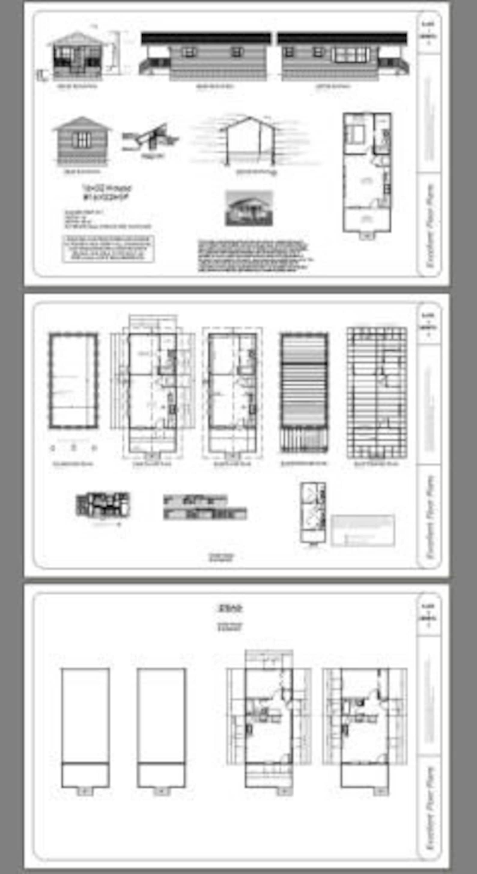 16x32 House -- 1-bedroom 1-bath -- 511 Sq Ft -- PDF Floor Plan ...