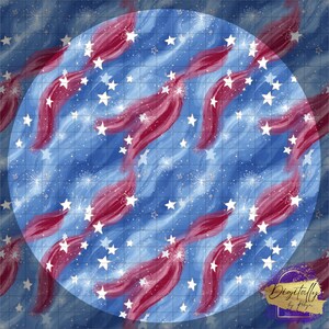 US Patriotic Military Stars Stripes Glitter American Flag Seamless Pattern Sublimation Background 4th of July America Independence Day