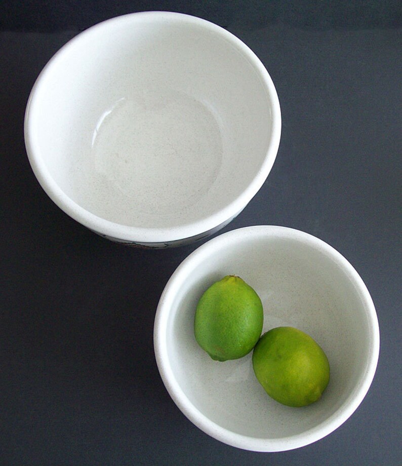 STUDIO NOVA \u2013 Mikasa \u2013 ADIRONDACK \u2013 Set of Two Graduated Serving or Mixing Bowls \u2013 3 and 6 Cup \u2013 Y2201 \u2013 Tribal \u2013 Aztec Vintage
