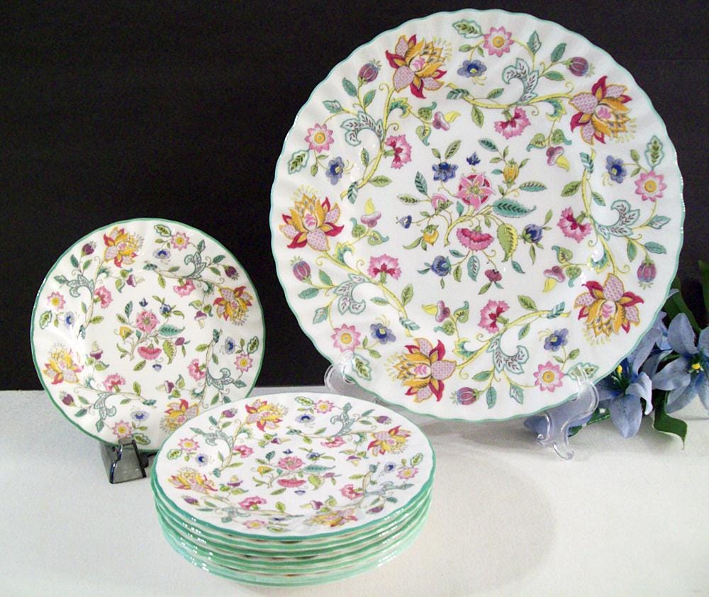 Minton Haddon Hall Dinner Set - Etsy