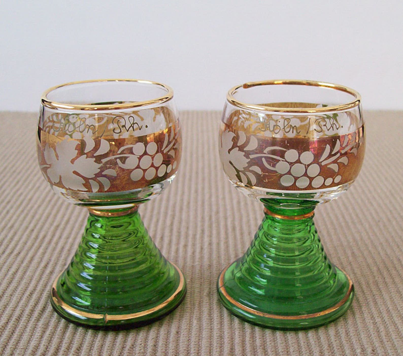 What is Roemer Glass?Green Stemmed German Wine Glasses A German Girl in America