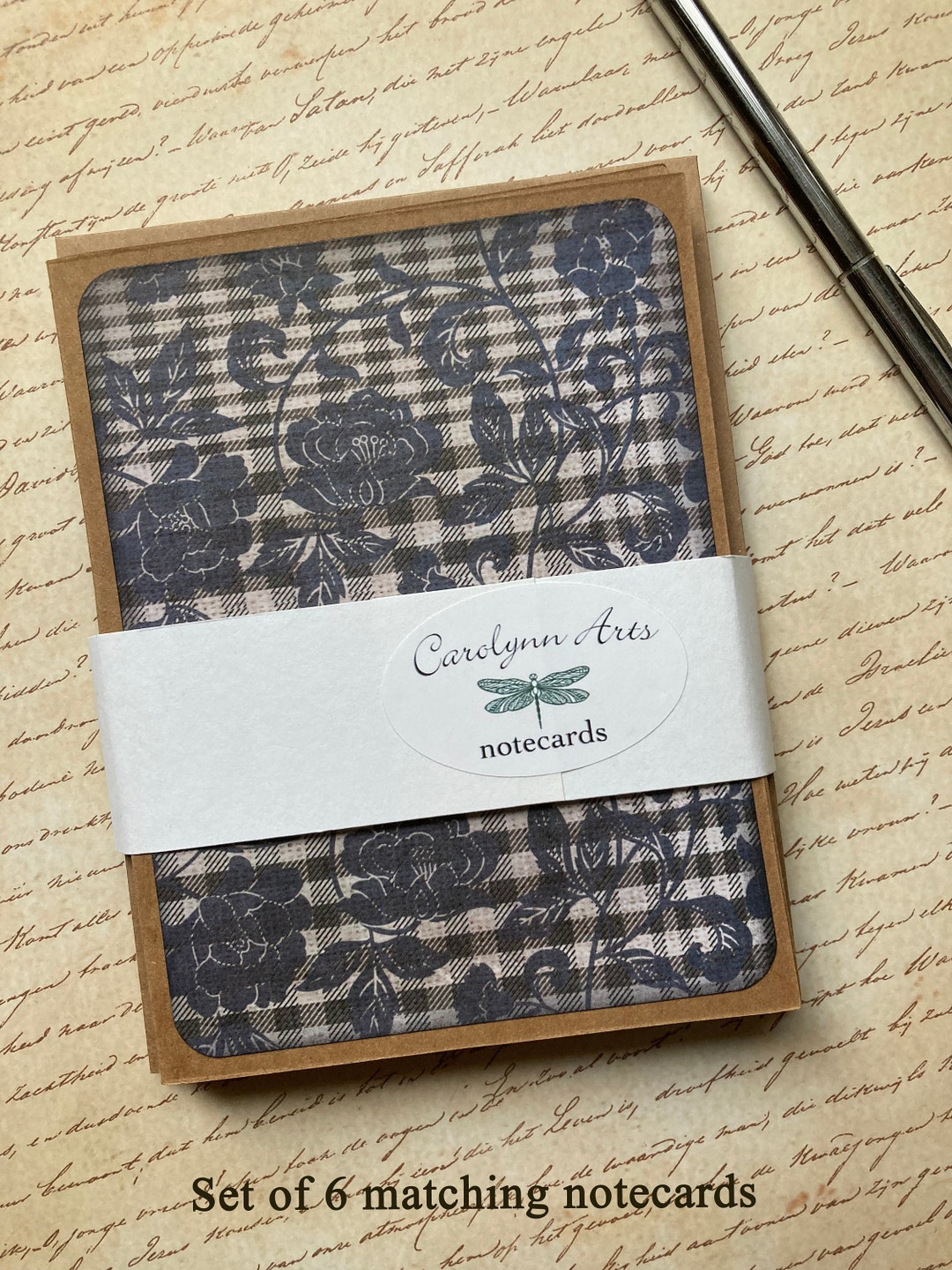 Handmade Notecards Set of 6 - Etsy