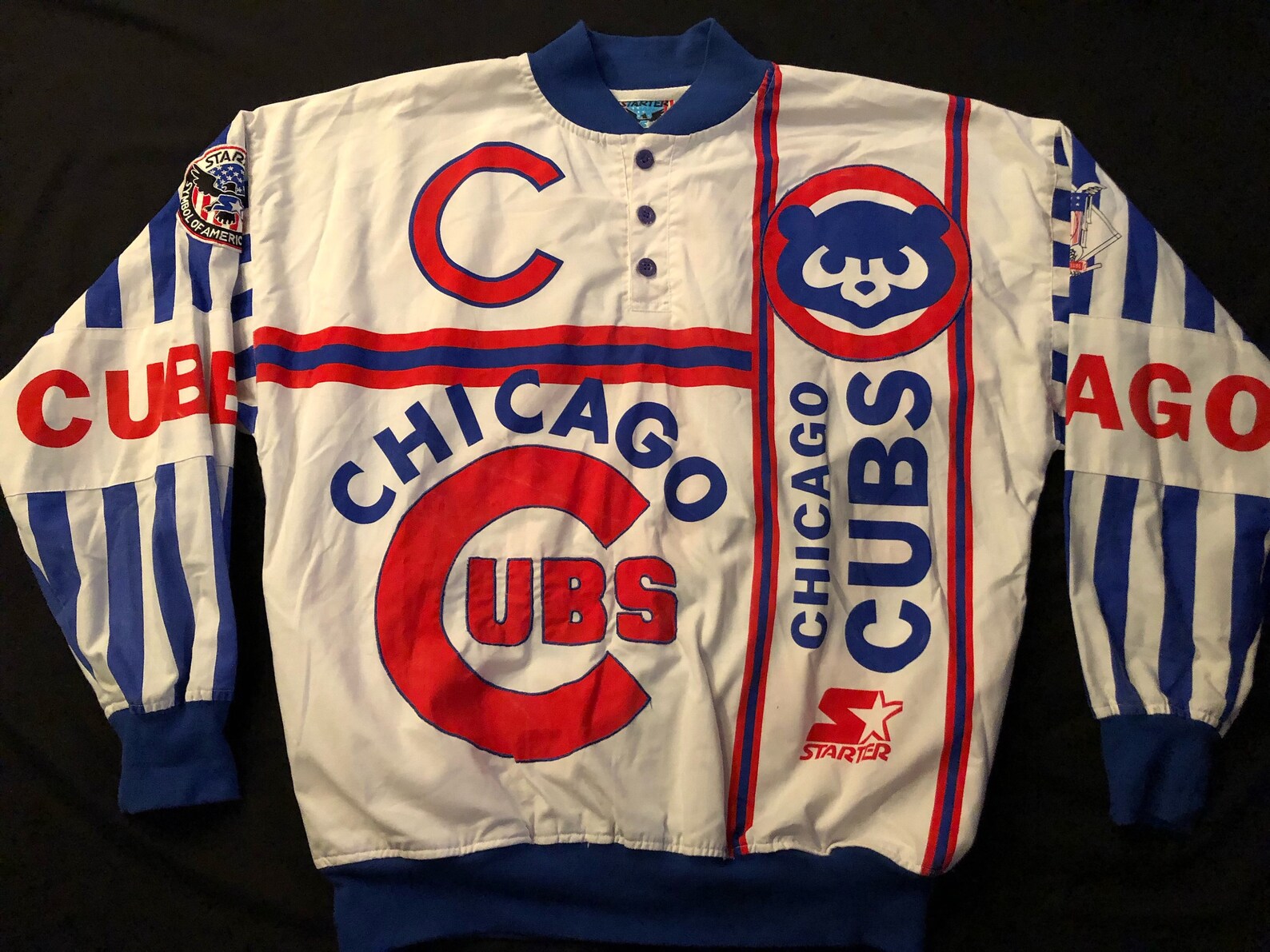 Rare Vintage Unisex MLB Chicago Cubs Cubbies Baseball Starter | Etsy