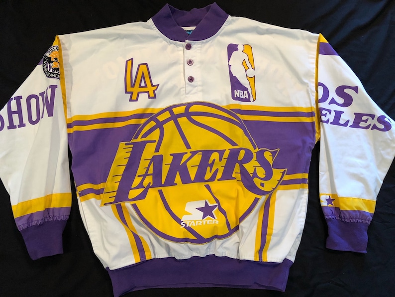 lakers starter pullover
