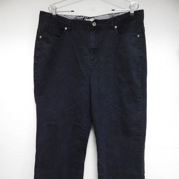 Jeans Capri Pour Femme Christopher & Banks - Taille 6, Longueur D'entrejambe 23.5" - Denim Bleu Foncé - Occasion Très Bon état