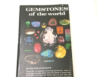 1990 Gemstones of the World Book Walter Schumann Rocks Pearls Diamonds Turquoise