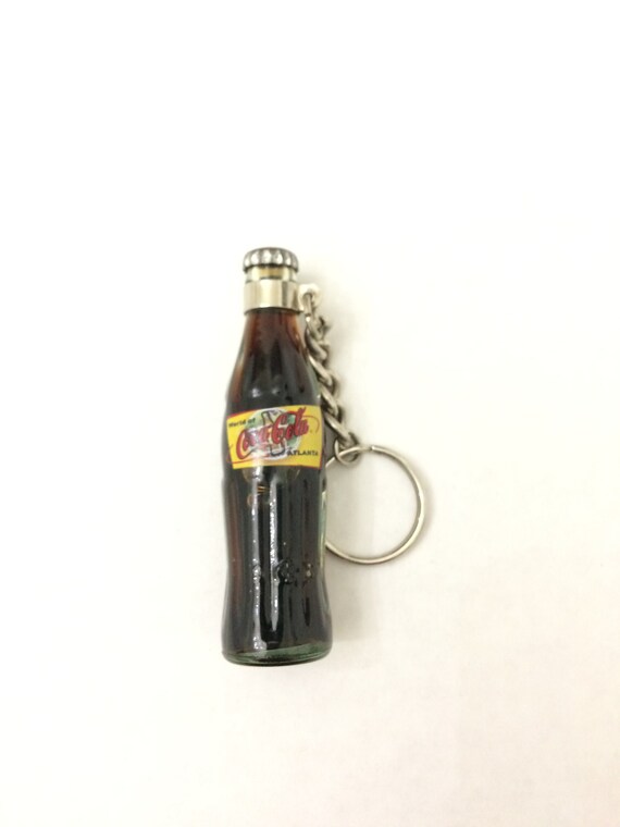 3 1/4" Coca Cola World of Atlanta Glass Miniature Sod… - Gem