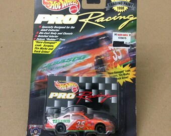 1998 Hot Wheels Tabasco #35 Orange + White 1:64 Scale Pro Racing Race Car