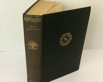 Napoleon 1st 1926 US Edition Emil Ludwig Book