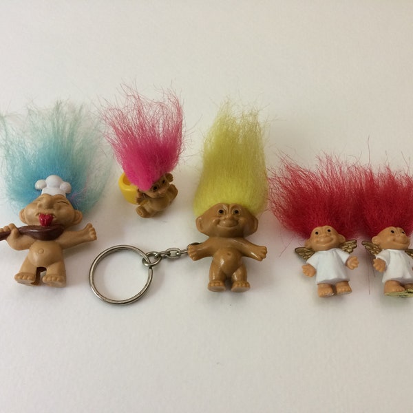 Troll Doll Keychain Etsy
