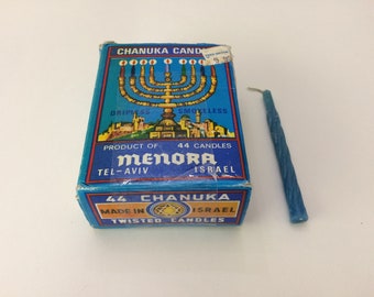 44 Chanuka Vintage Scented Menora Candles Dripless Smokeless Israel