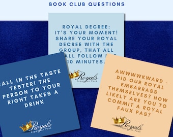 Royals Character Expansion Pack. (over 25 questions/prompts) [DIGITAL DOWNLOAD]