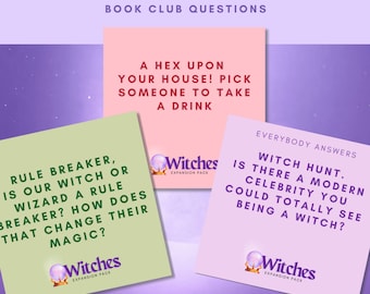 Witches Character Expansion Pack. (over 25 questions/prompts) [DIGITAL DOWNLOAD]