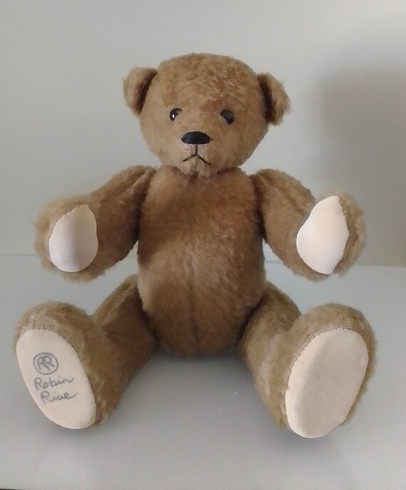 28cm Vintage Robin Rive Teddy Bear. - Etsy Canada