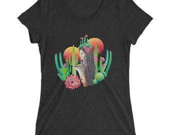 Coyote woman Ladies&#39; short sleeve t-shirt
