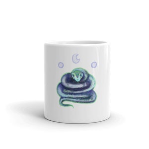 Serpent White glossy mug