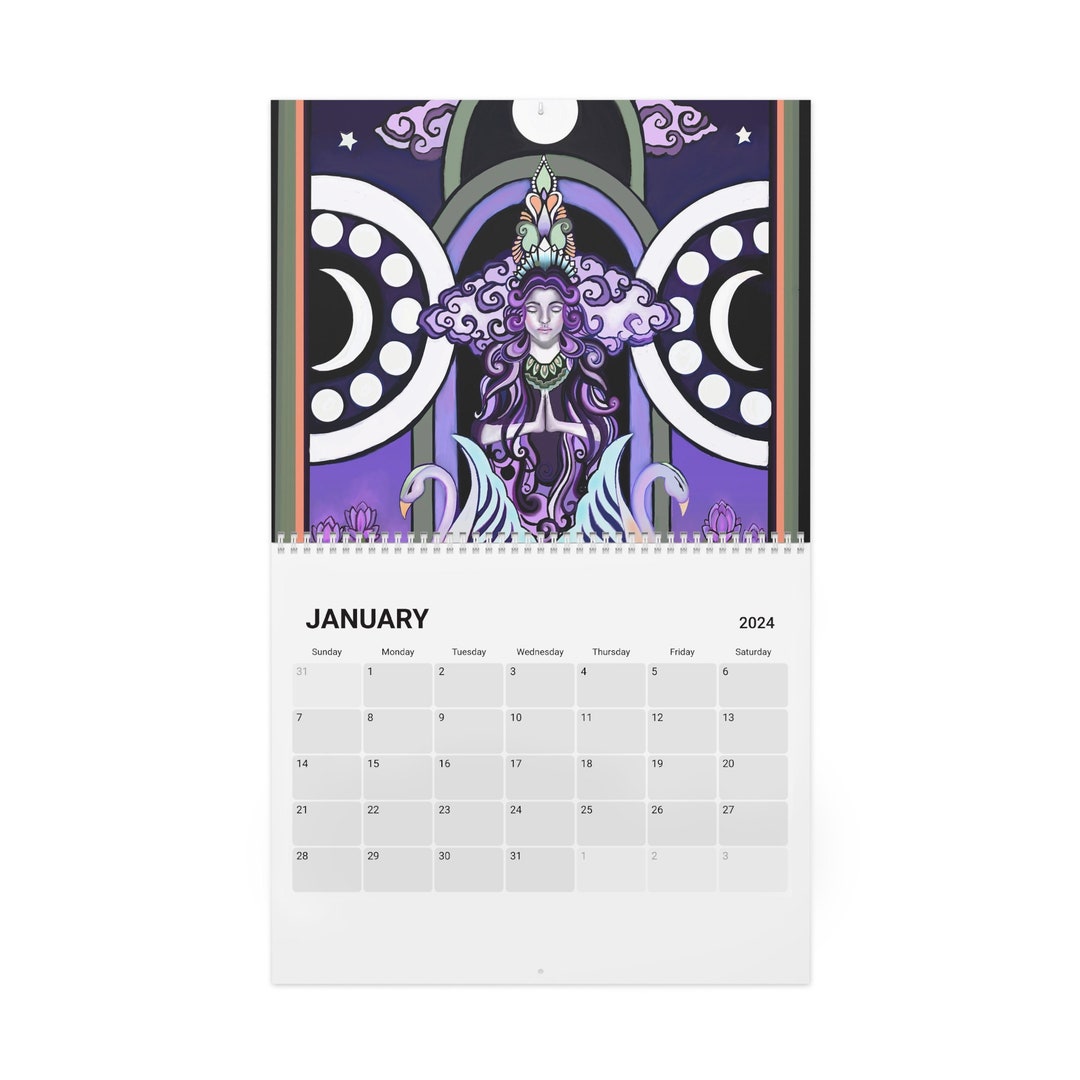Goddess Calendar 2024 Etsy