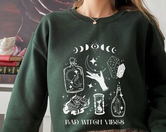 Bad Witch Sweatshirt - Etsy