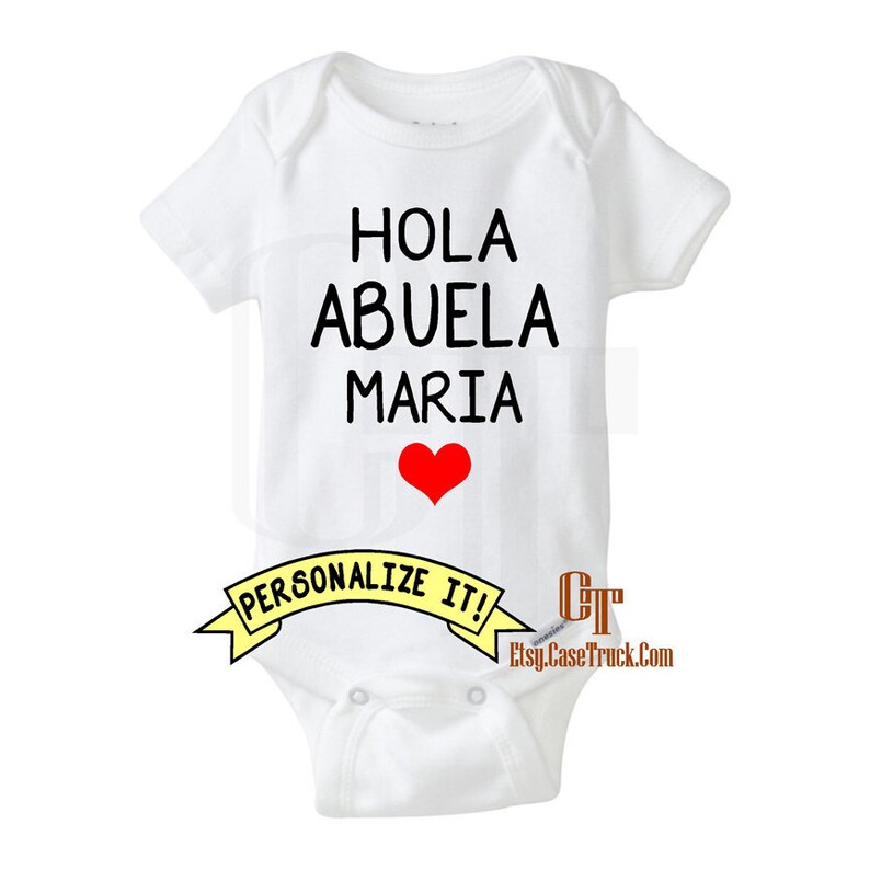 hola abuela onesie