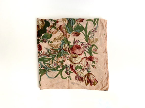 90-00s RALPH LAUREN vintage scarf ラルフ