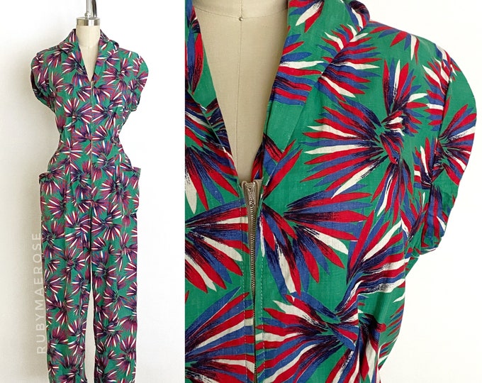 vintage 'Popsicle' Contrast Stitch Jumpsuit / 4T