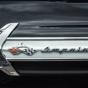 Chevrolet Impala Photograph: Classic Car Print, Vintage Chevy Art