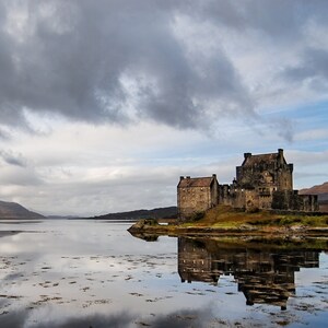 Eilean Donan Castle Photography, Outlander Print Home Decor, Scotland Highlands Photo, Fine Art Photograph, Scottish Print