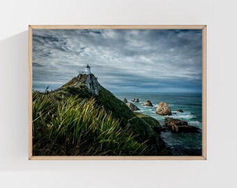 Nugget Point Lighthouse Print: New Zealand Fine Art Photography