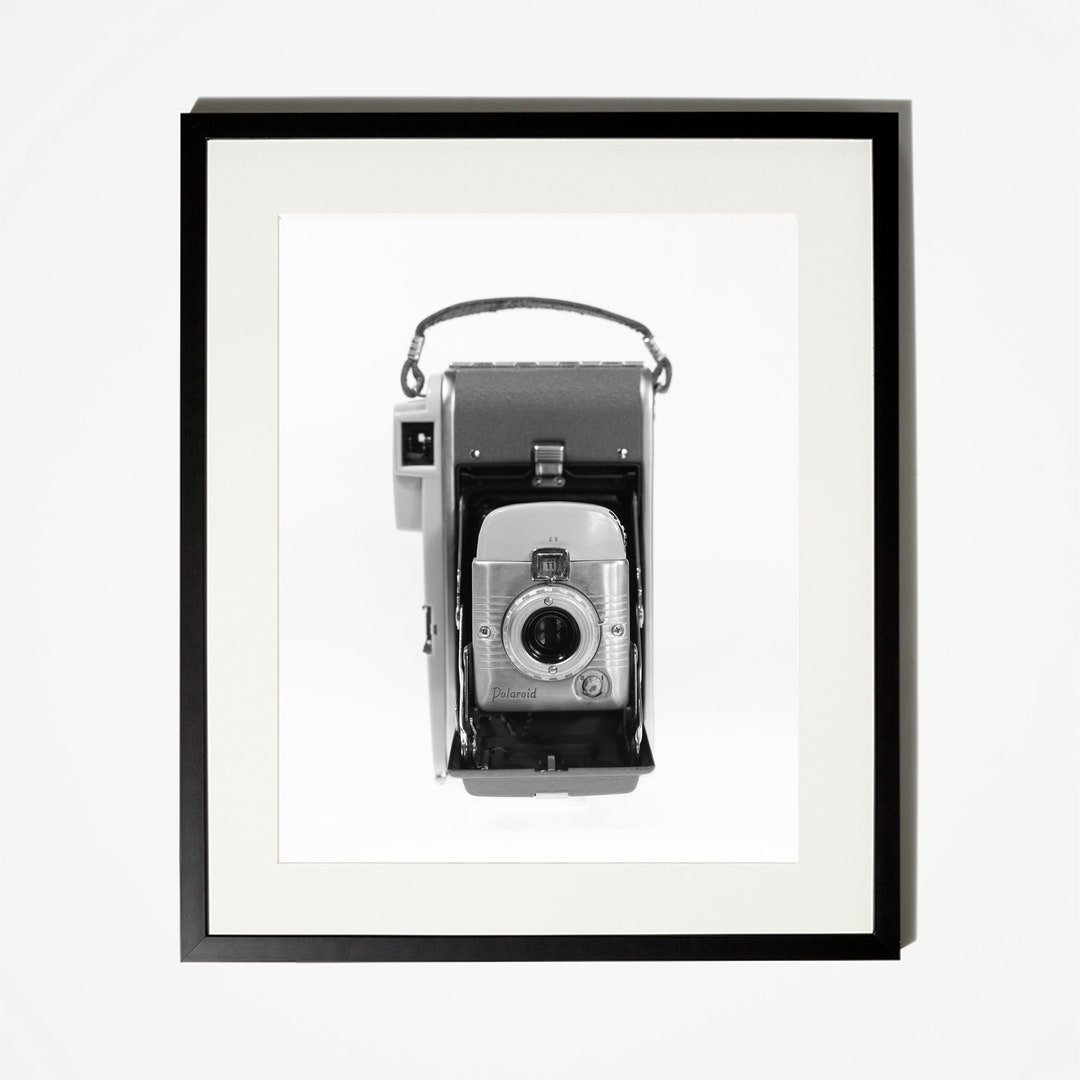Vintage Polaroid Camera Black White Still Life Picture Camera Etsy UK