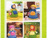 TOPSY TURNABOUT DOLL, Knitting Pattern.