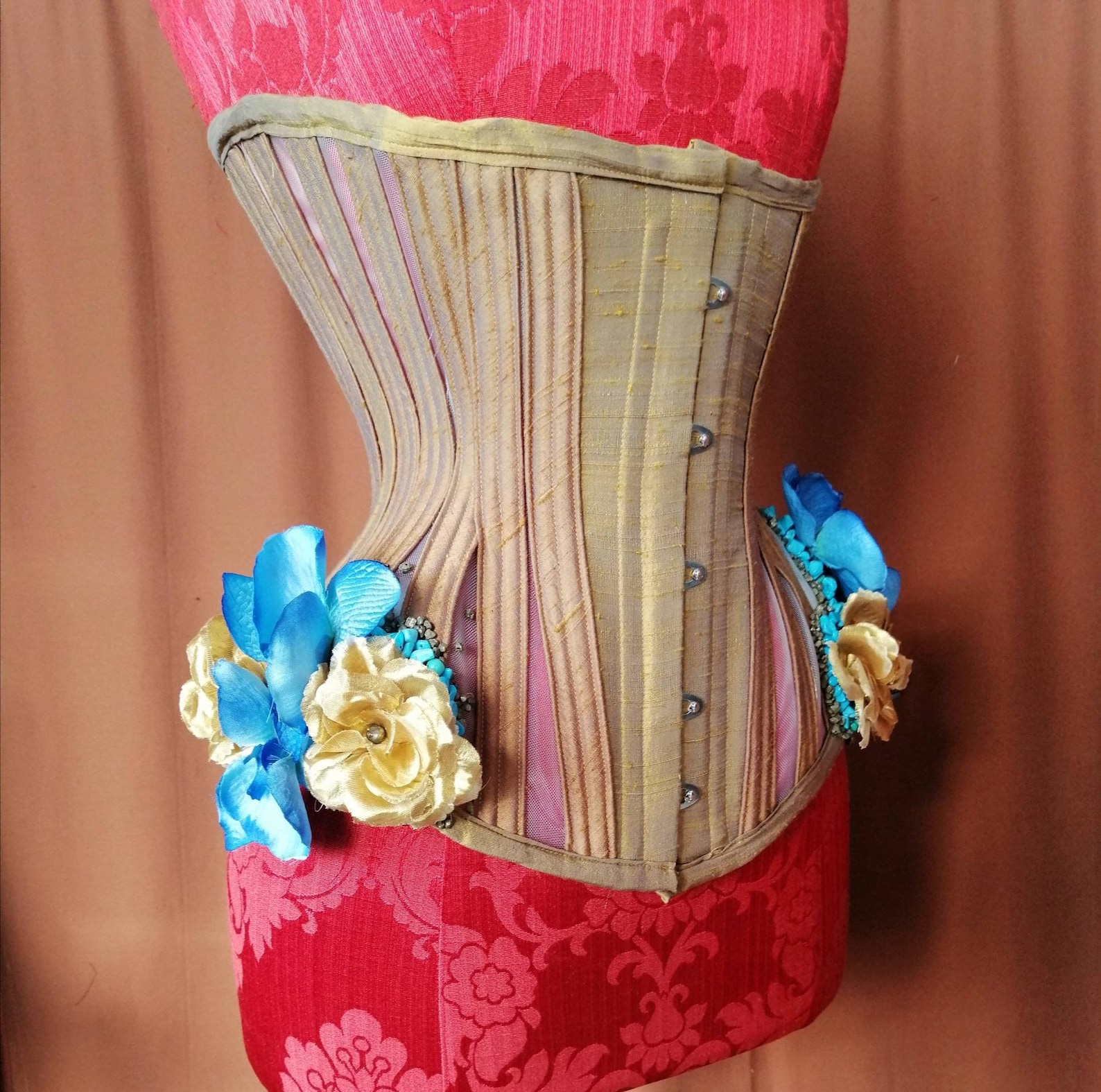 Fool's Gold Underbust Corset 18 Inch Waist Etsy