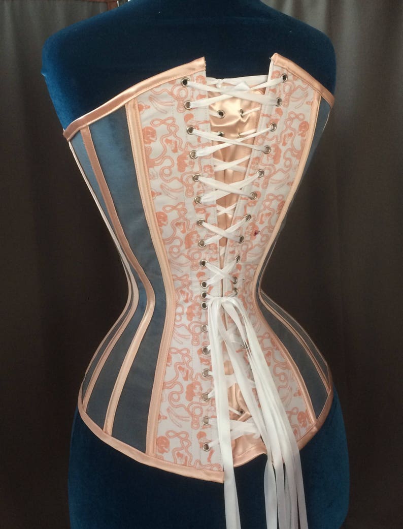 Pink & Sheer Kink Collection Overbust Corset Sample 22 Inch | Etsy